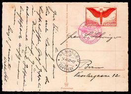 CH - Flugpost - Sonderflug - SF 29.10a - Postkarte