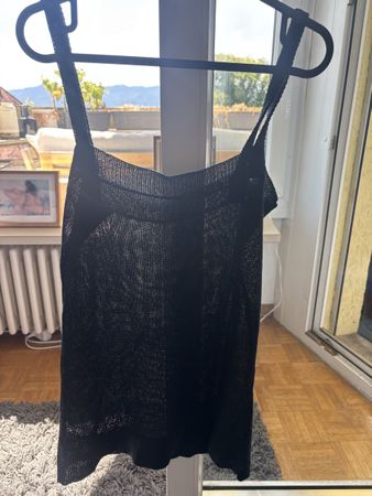 Black Mesh Camisole Size S Used