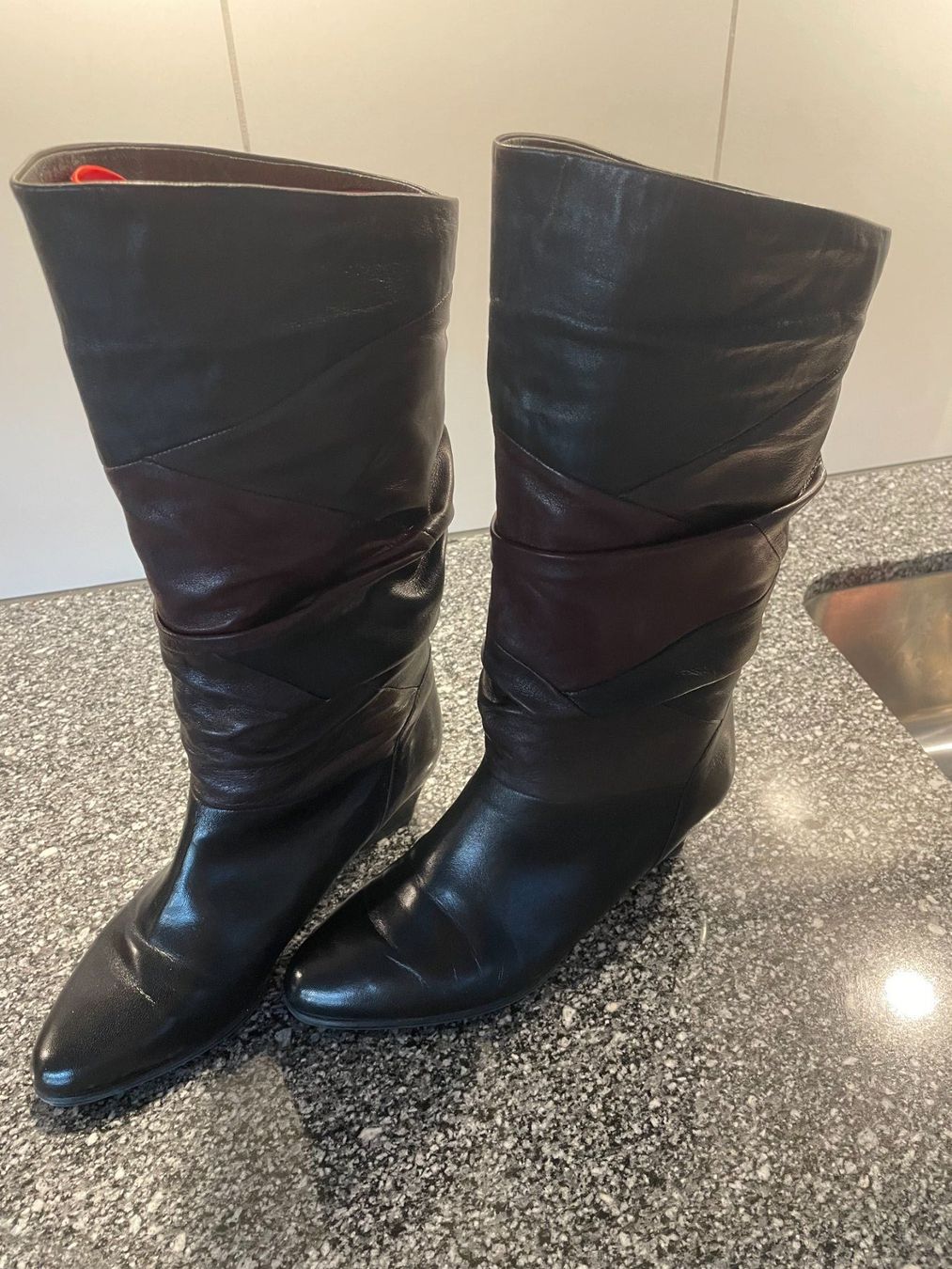 Gabor Scarpe da donna: Gabor Lederstiefel – Nuovo (secondo la descrizione) da Rudolfstetten venduto da Amp6