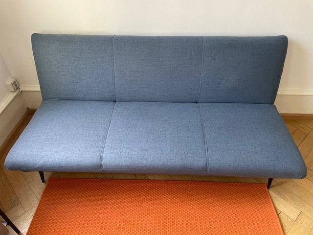 Pfister Divani: Sofa blau schlichtes Design gebrauchter Zustand – Usato da Basel venduto da Basel-4058 1