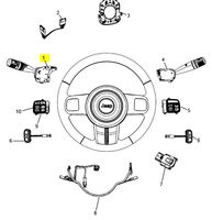 Lenkstockschalter Jeep Wrangler K68041491AD