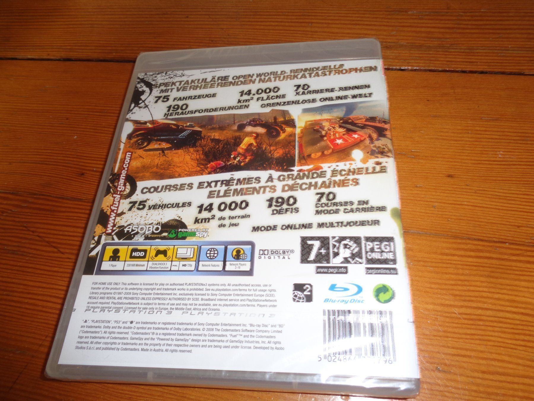 Spiele: Fuel PS3 NEUWARE – Gebraucht aus Olten von Disc-Ausverkauf 1