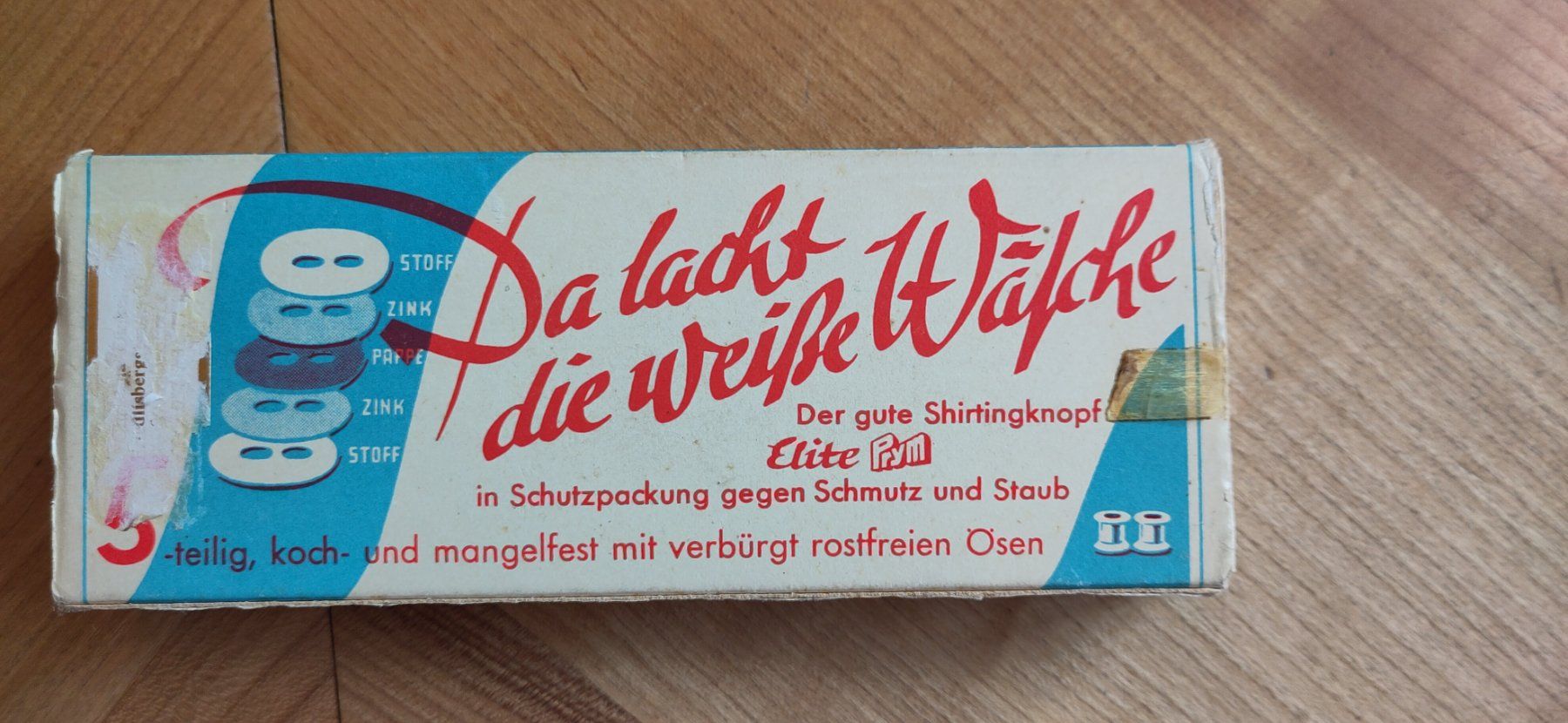 Bottoni: Omas feiner Wäscheknopf  "Elite"  - 6 Pakete Grösse 24 – Nuovo (secondo la descrizione) da Veltheim AG venduto da Knopftruckli 1