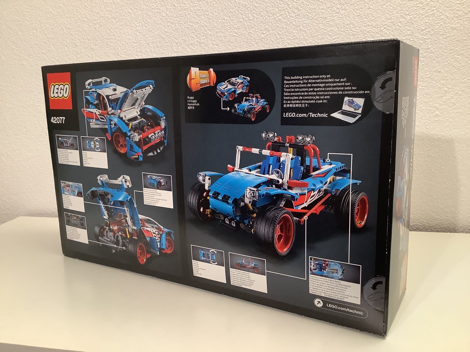 Lego Giocattoli: Lego Technic Rallye Car 42077 von 2017 – Nuovo e nell'imballaggio originale da Willisau venduto da Keks5 3
