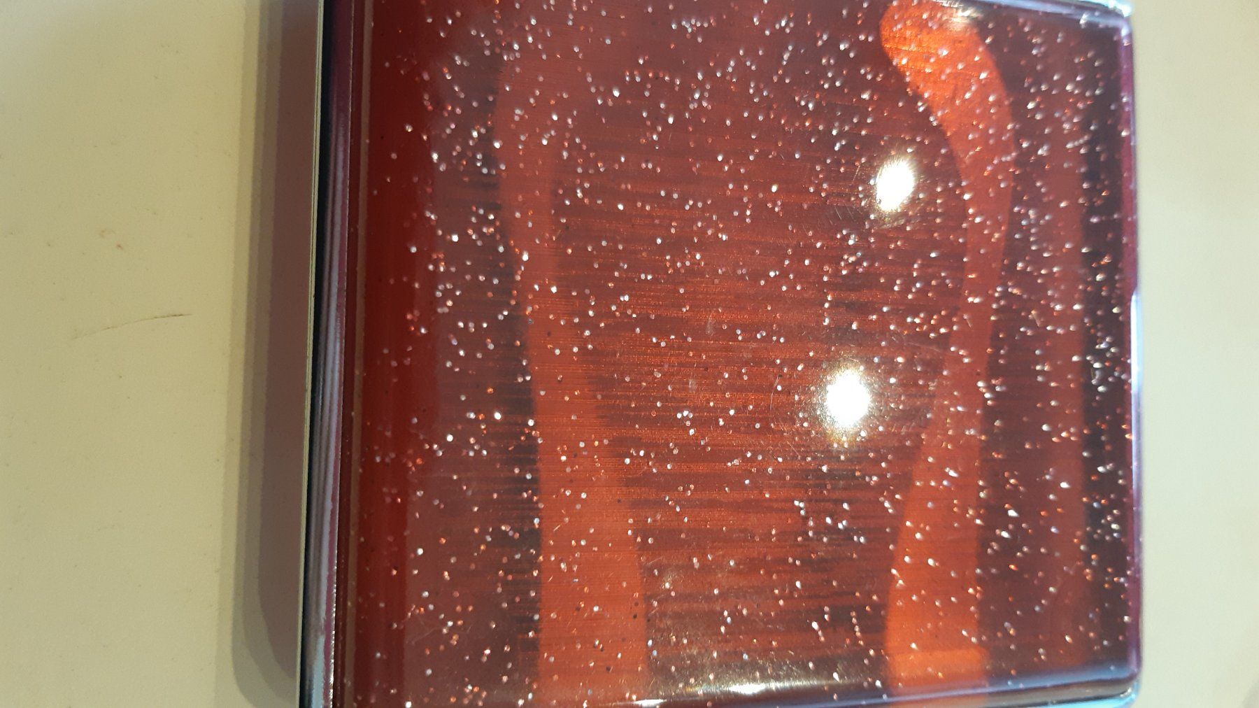 Altri Prodotti per fumatori: Zigarettenetui  20 Zigis - Sujet glitzer Transparent rot – Usato da Ibach venduto da rom_v8h9