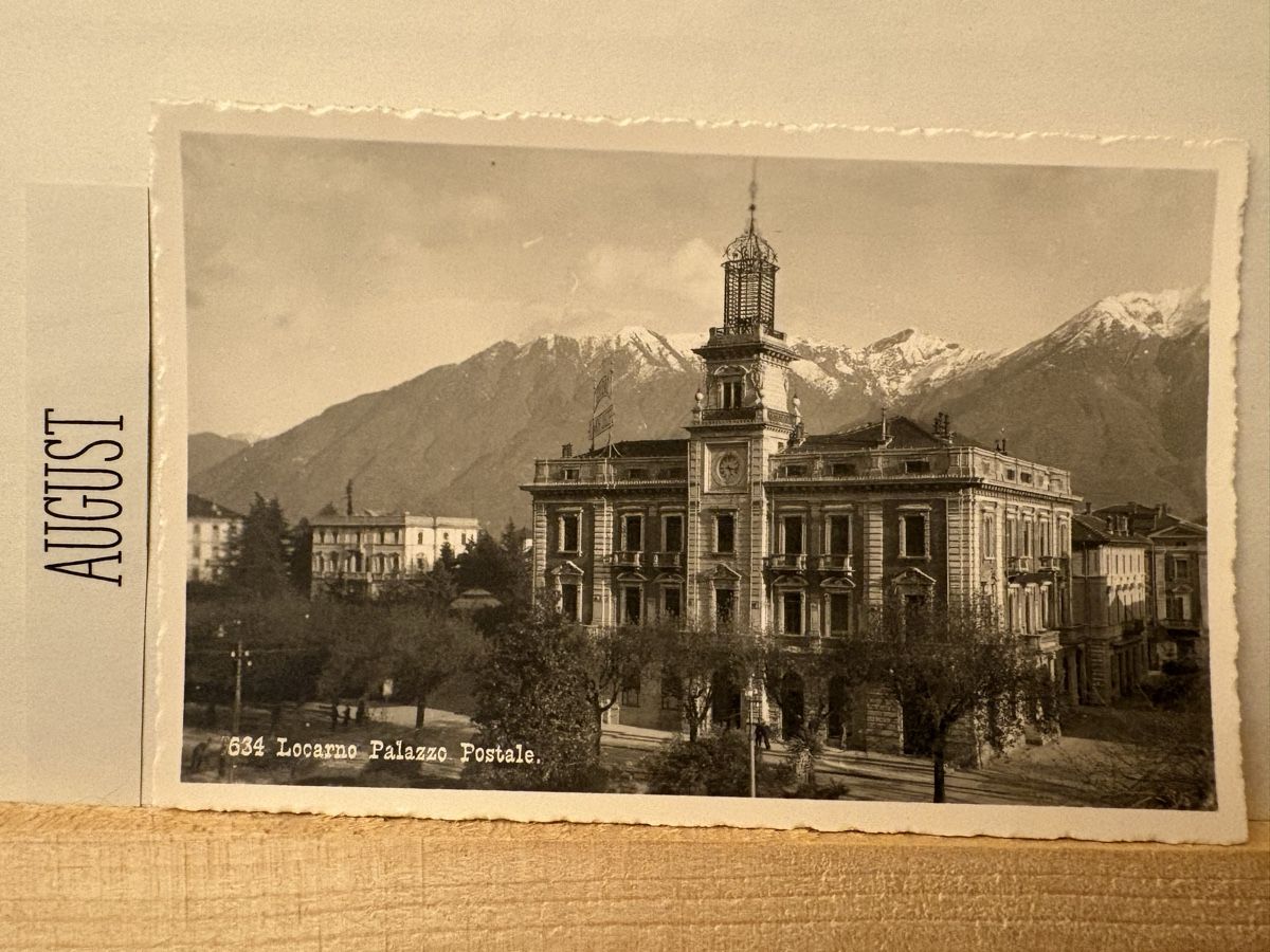 Cartoline postali: AK von Locarno Palazzo Postale – Usato da Rümlang venduto da Kartenpost1