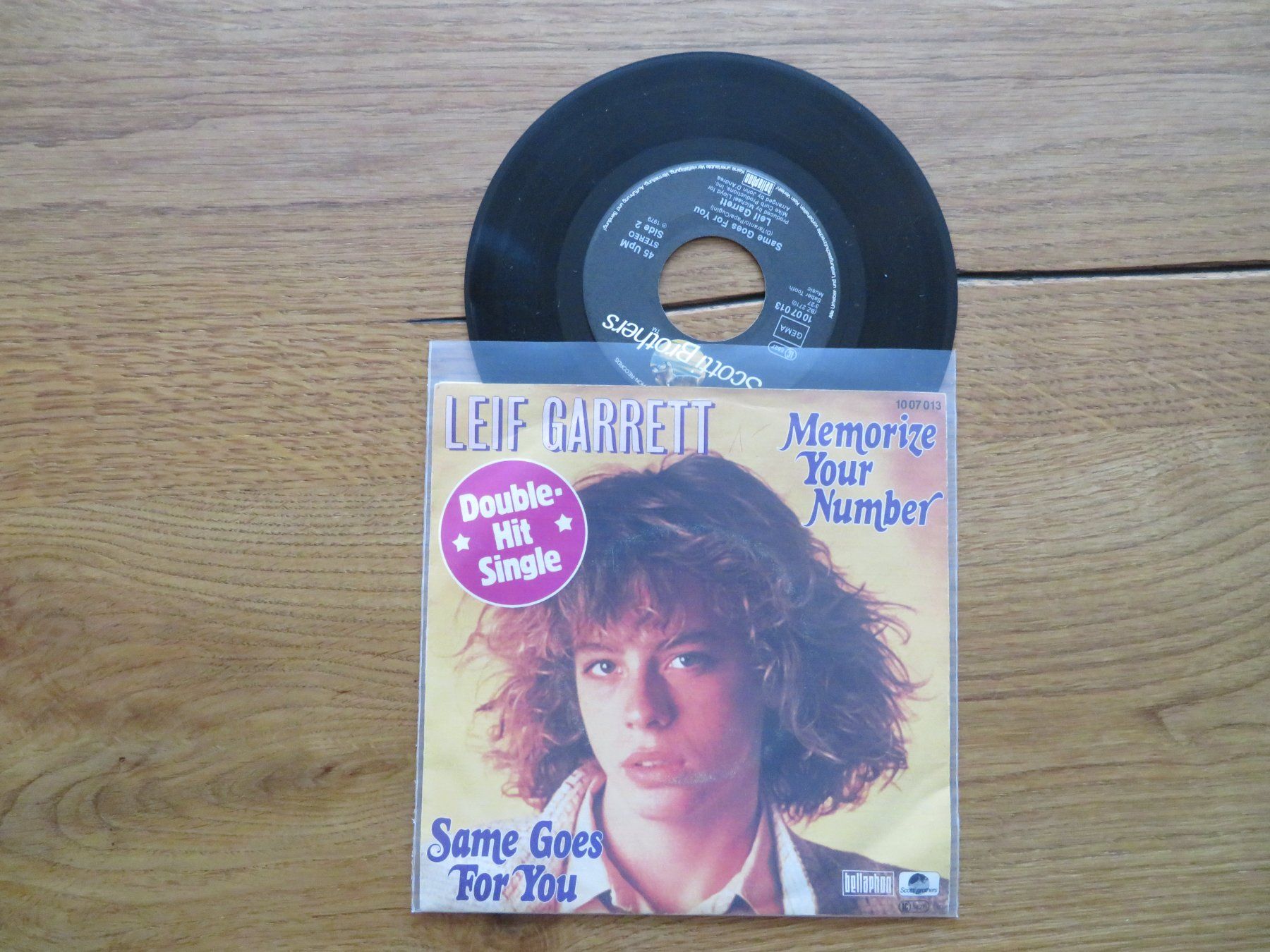 Leif Garrett Memorize Your Number Single Schallplatte (Neu (gemäss