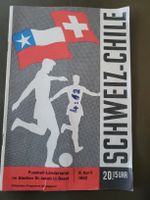 Offizielles Programm Fussball-Laenderspiel Schweiz-Chile