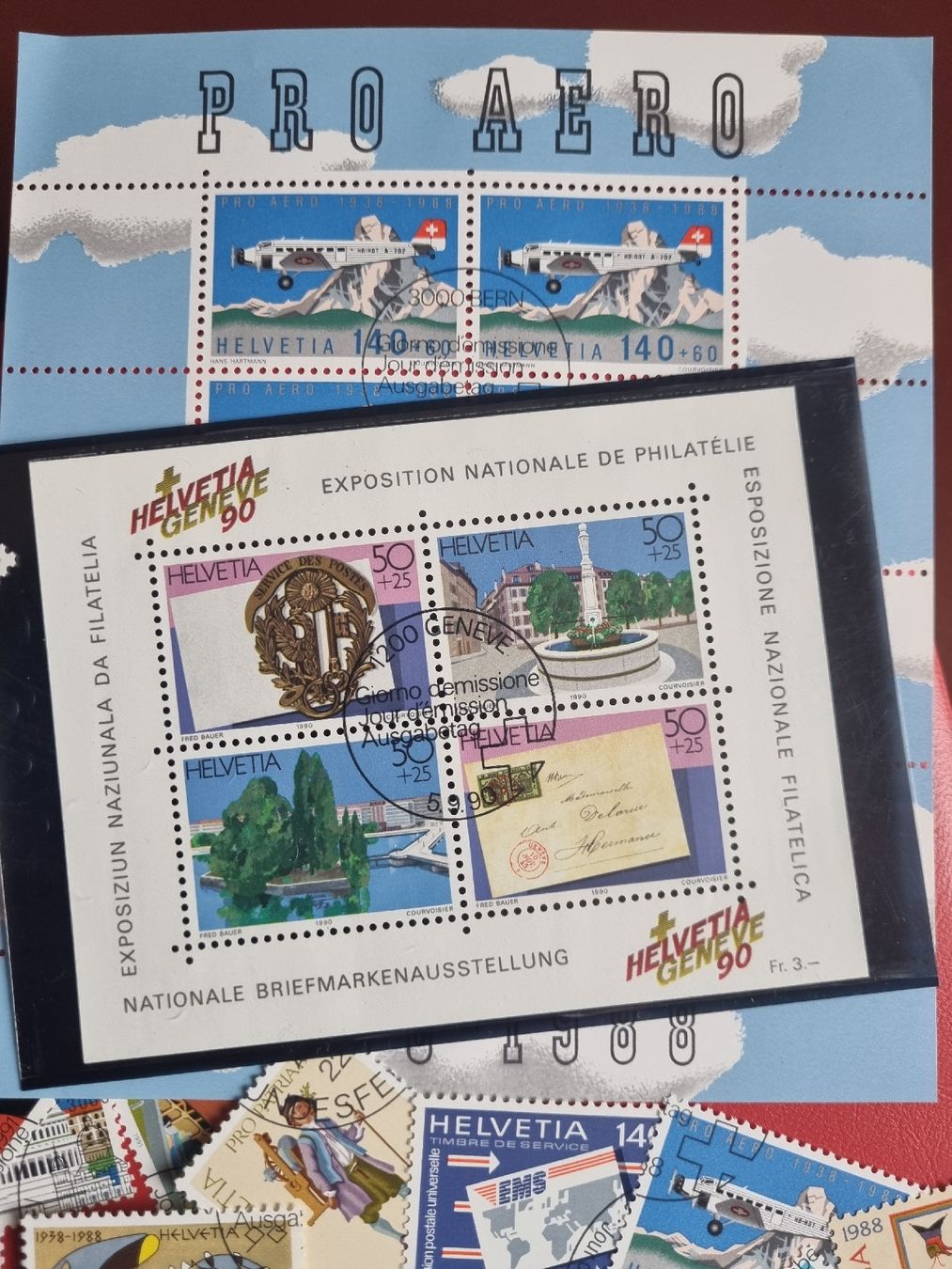 Alle Briefmarken: LOT SCHWEIZ - MODERN - ET.- STEMPEL  – Gebraucht aus Heimenschwand von rog_p7h9 2