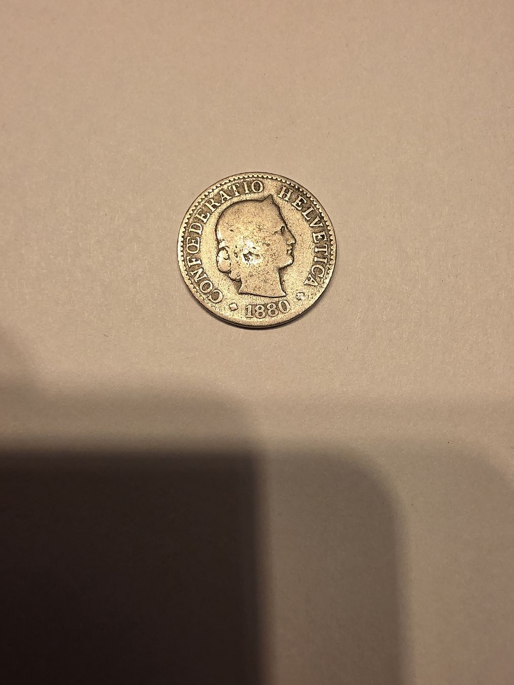 Tutti le monete: piece 5cts 1880 – Usato da Fribourg venduto da yan_z5fr