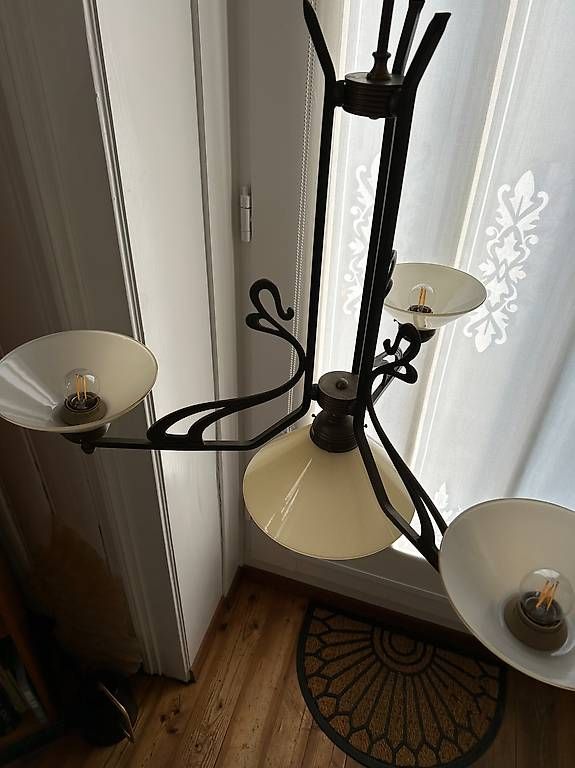 Lustres & lampes de plafonds: Jugendstil / Art Deco Leuchter aus Berlin – D'occasion à St. Gallen par matasurf 3