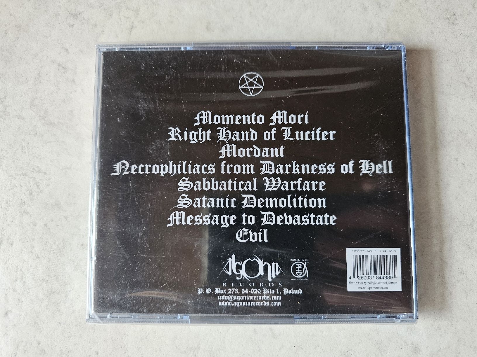 CD: Mordant  -  Momento Mori  /  Fabrikneu – Nuovo e nell'imballaggio originale da Schneisingen venduto da backstore24 1