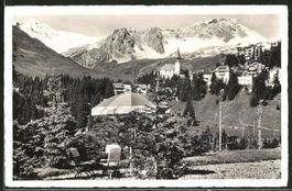 Arosa, spezielle Ansicht, gelaufen 1938