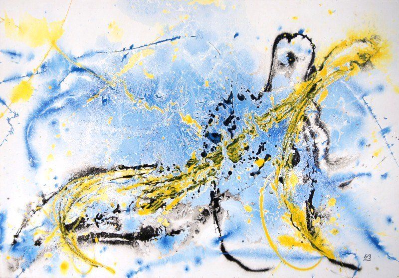  Gemälde: Die traurige Seele (Neu (gemäss Beschreibung)) in Fribourg für Illustration 