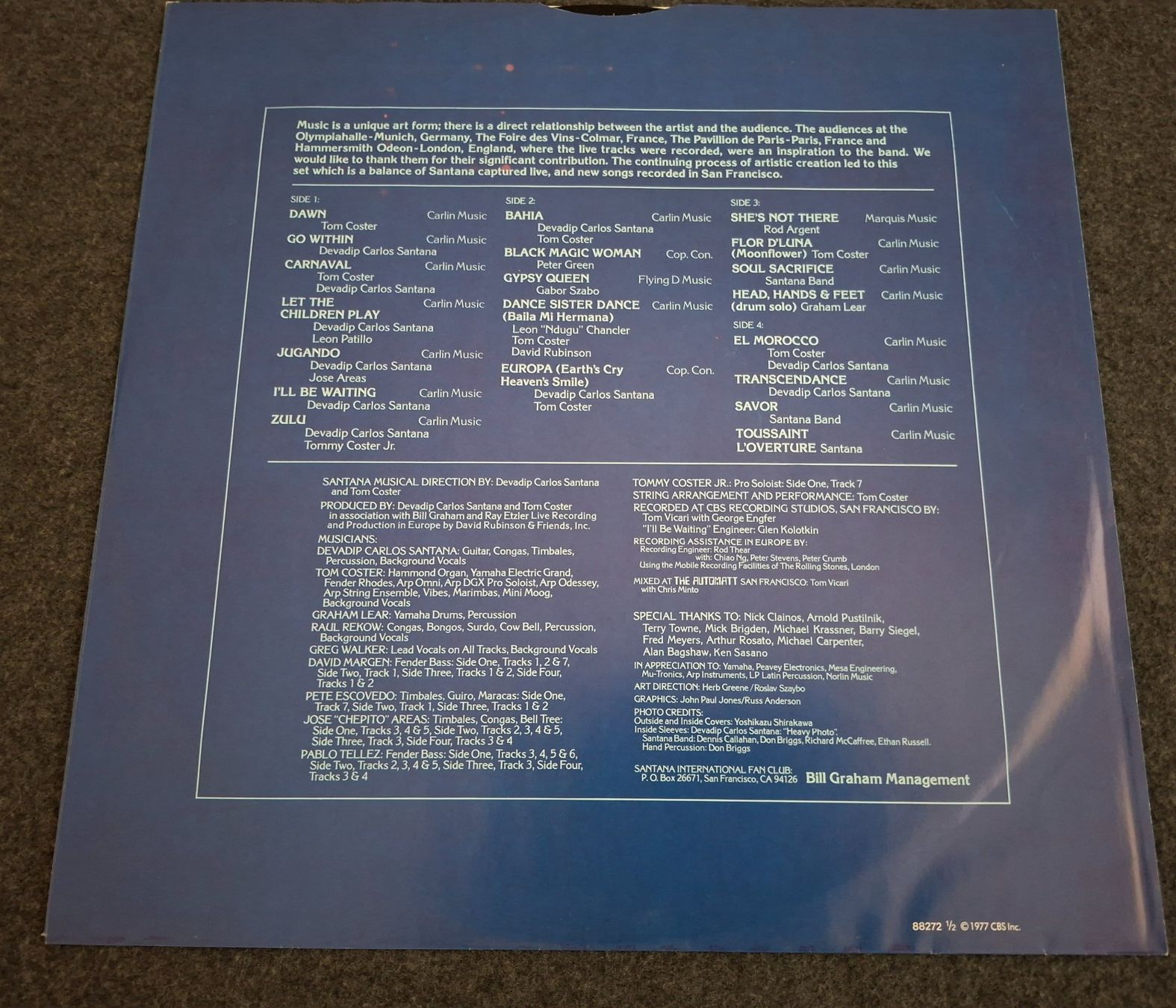 Dischi in vinile: Santana, Moonflower, Doppel-Langspielplatte – Usato da Merenschwand venduto da lea61 2