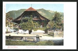 Interlaken, Bernerhaus, Gasthaus Haus zu