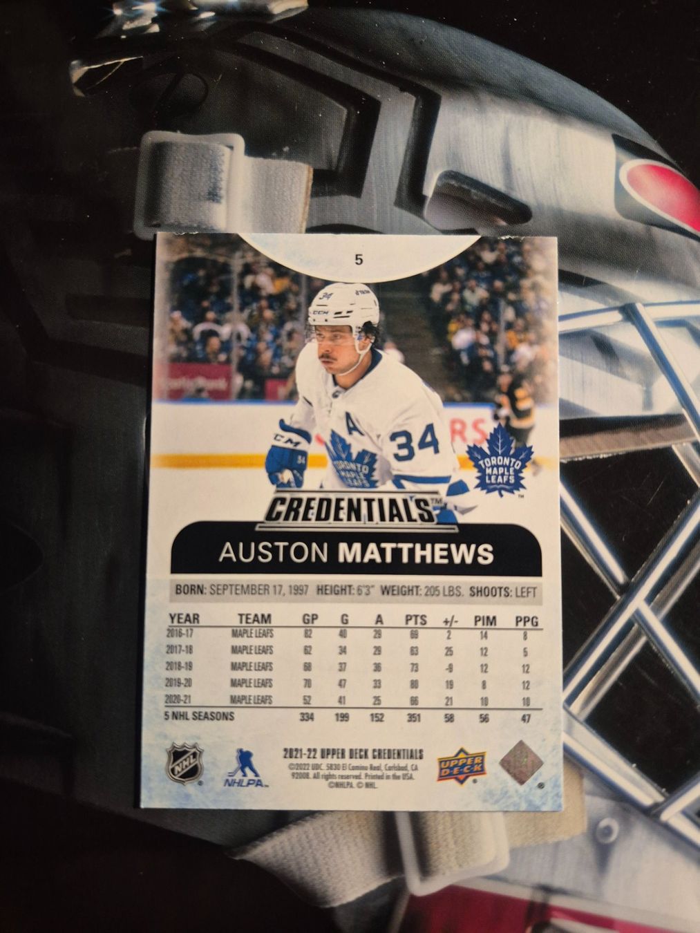 NHL Carte collezionabili: NHL Auston Matthews Toronto Maple Leafs – Usato da Treiten venduto da Sauber73 1