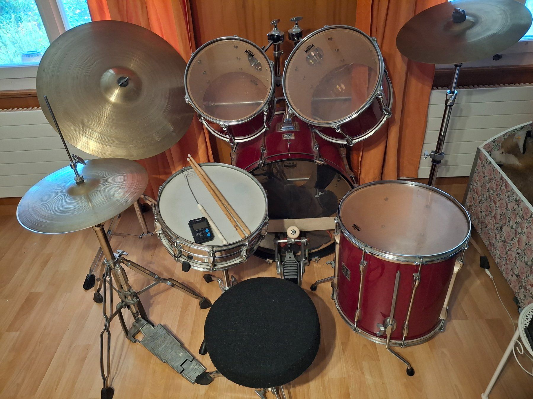 Yamaha Musikinstrumente: Schlagzeug Yamaha Power – Gebraucht aus Rüegsbach von Bambusssprosse