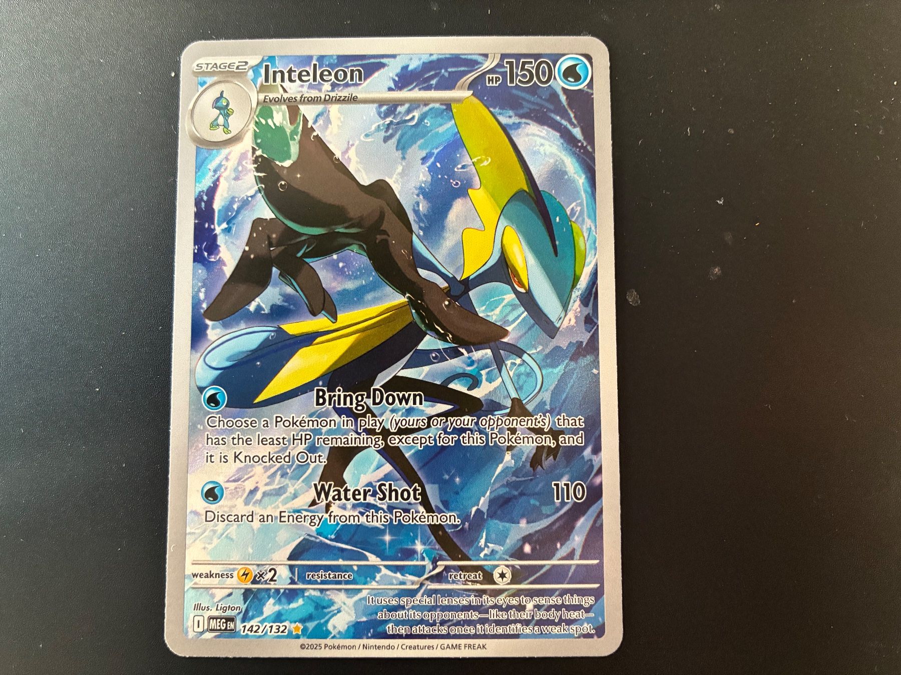 Pokémon Carte collezionabili: Inteleon- Mega Evolution -Illustration Rare - 142/132 - en – Nuovo (secondo la descrizione) da Hütten venduto da yve_tf69