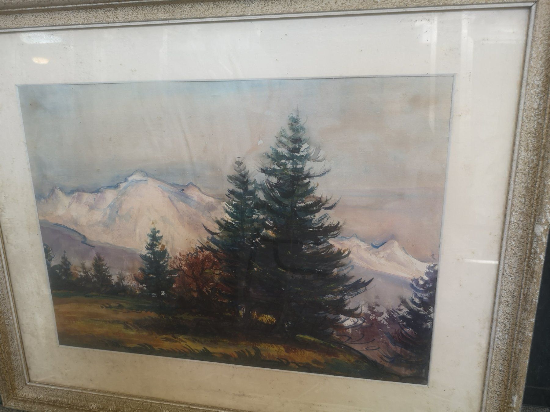 Gemälde: PAYSAGE DE MONTAGNES – Gebraucht aus Genève von Qanil77 4