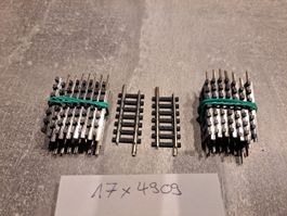 Minitrix Gleise Spur N, 4909, 33.6mm