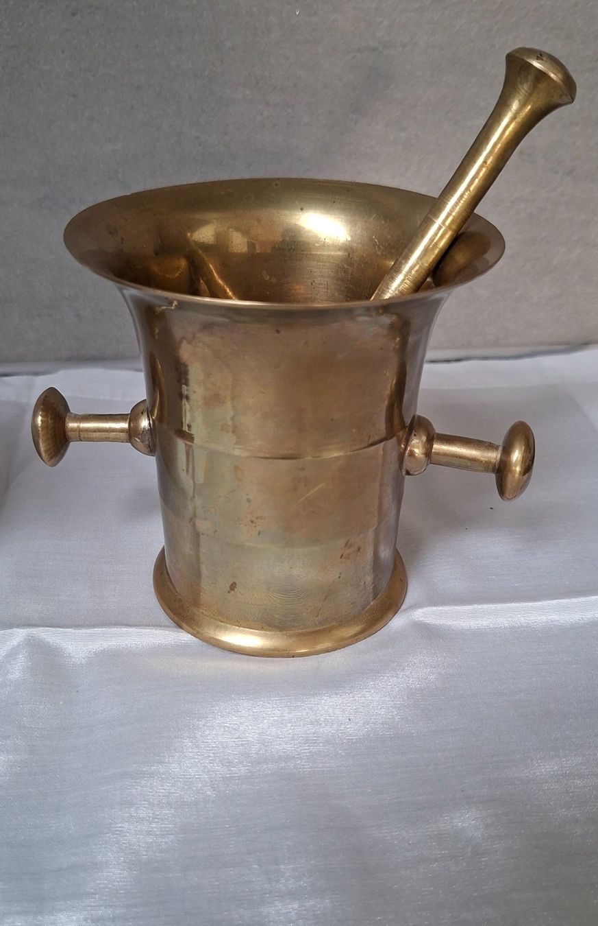 Altro per cucinare: 2 Stück Mörser mit Stössel Messing – Usato da Möhlin venduto da teddybaer8 1