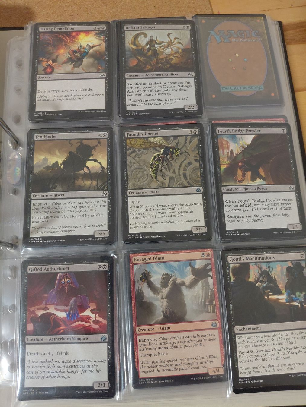 Magic The Gathering Carte collezionabili: Kaladesh und Aether revolt Ordner – Usato da Kehrsatz venduto da Jadeeeee 5