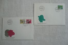 1989 / 90 2 FDC Mensch & Beruf I SBK 782 - 784
