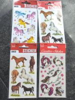 4 Pack Bogen Sticker Neu Pferd Einhorn