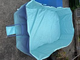 Kinderplanschbecken blau/tuerkis faltbar guter Zustand