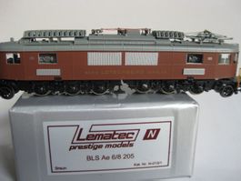 Lemaco/Lematec Ae 6/8 205 + Schattenschrift, Historische Lok