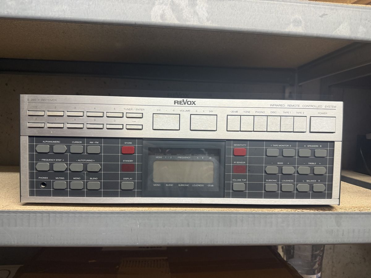 Revox B285 Receiver - Vintage Hi-Fi Klassiker mit Anleitung (Defekt) in ...