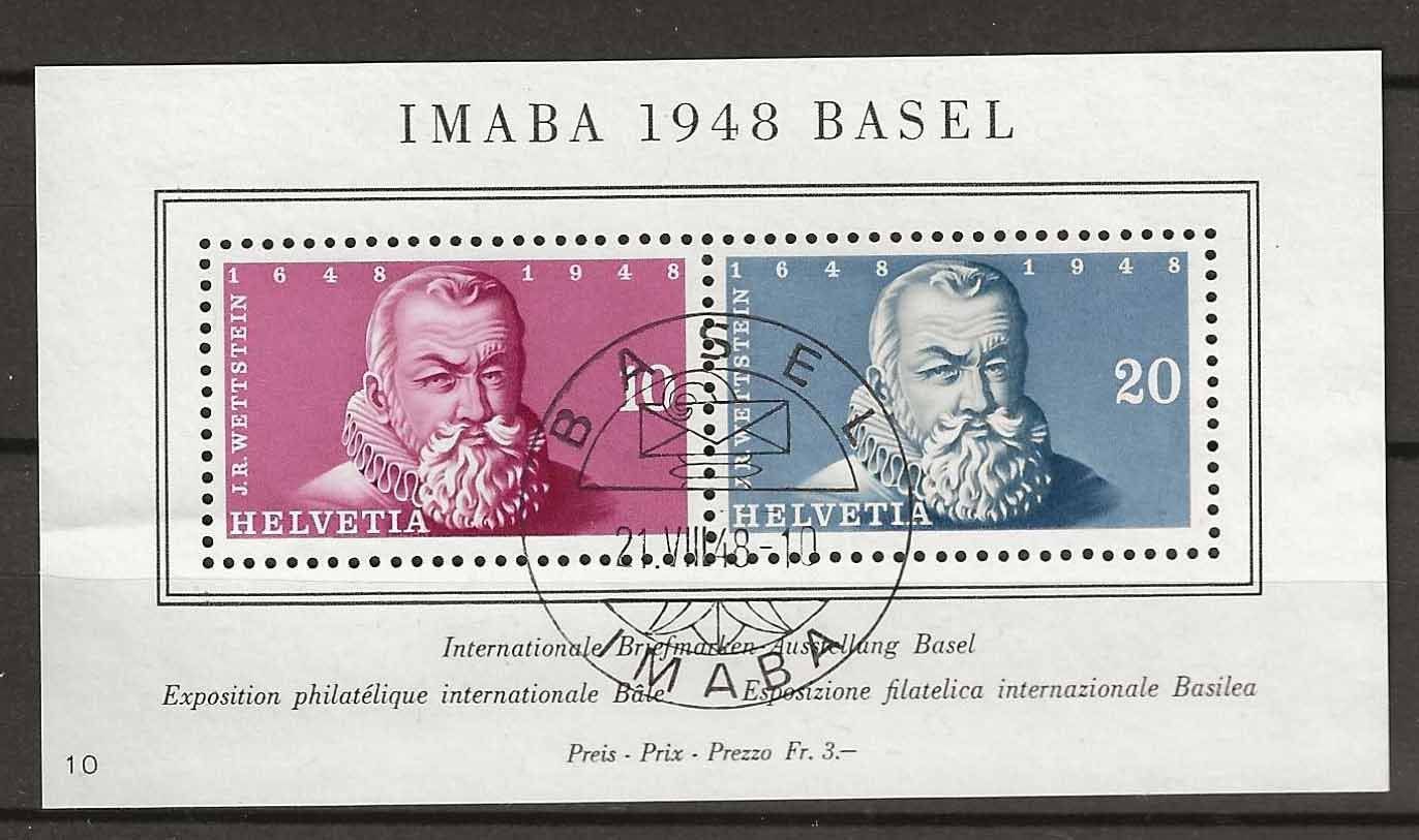 Tutti i francobolli: CHW31 - Bloc Imaba obl 1er jour – Usato da Trélex venduto da Phil_Albert
