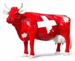 Kuh lebensgroß / Lieferung Schweiz per Spedition / 3D Modell
