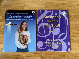 Buch "Saxophonschule" und "Saxophonspielen mit Spass"