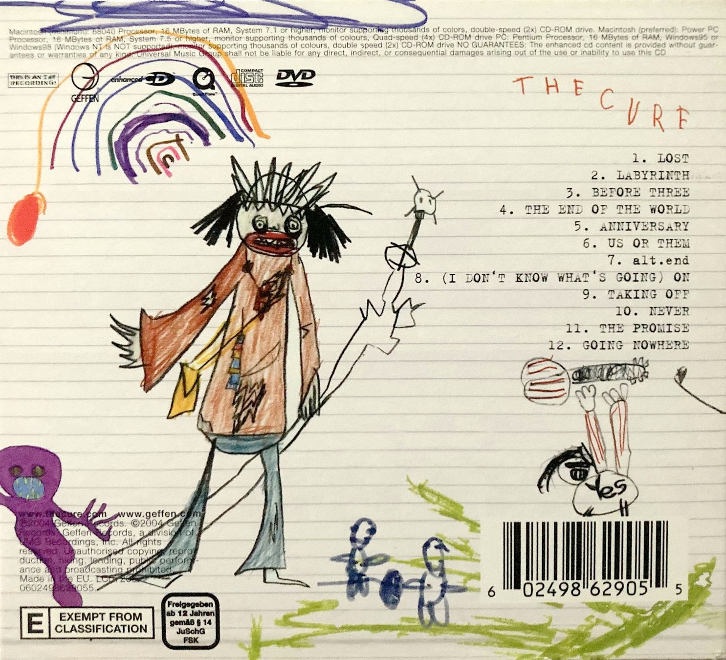 CD: THE CURE - S/T – Usato da Bottens venduto da hotter-than-hell 1