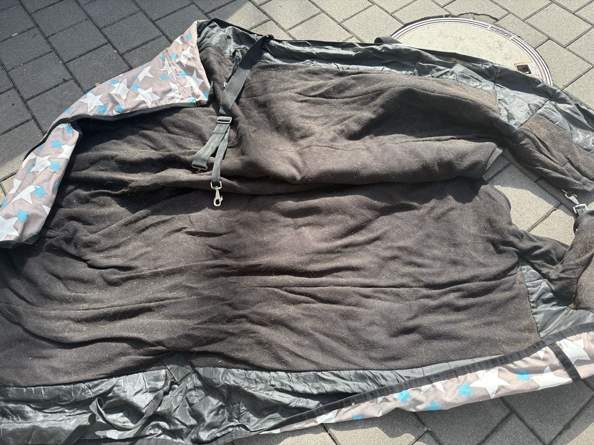 Coperte & Accessori: Pferdedecke Showmaster Sternenmuster Grösse 155 cm – Usato da Fehraltorf venduto da viv_8nfb 1