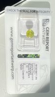Natural Diamond Yellow Greenish Fancy 1.10 ct