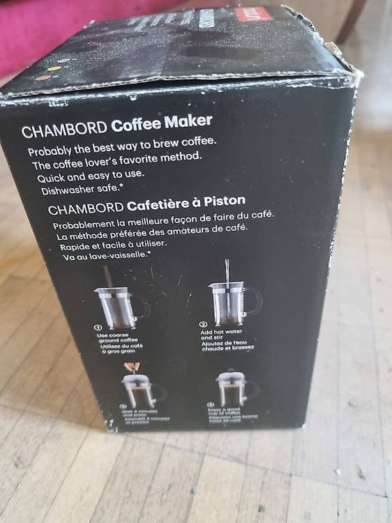 Cafetière à piston New Chambord Bodum (4 tasses) pas cher