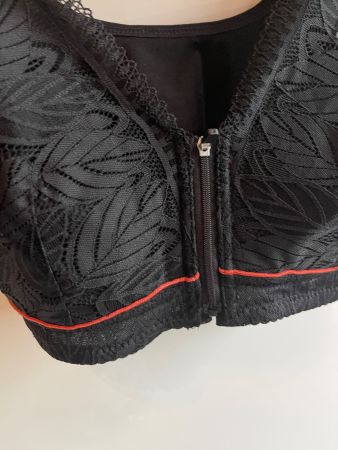 Top di cottone con Zip-tg M/L-nuovo-chic e sexy