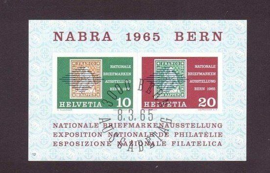 Tutti i francobolli: 1965 Block NABRA Bern aus ABO – Usato da Rheinau venduto da loxis