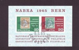 1965 Block NABRA Bern aus ABO