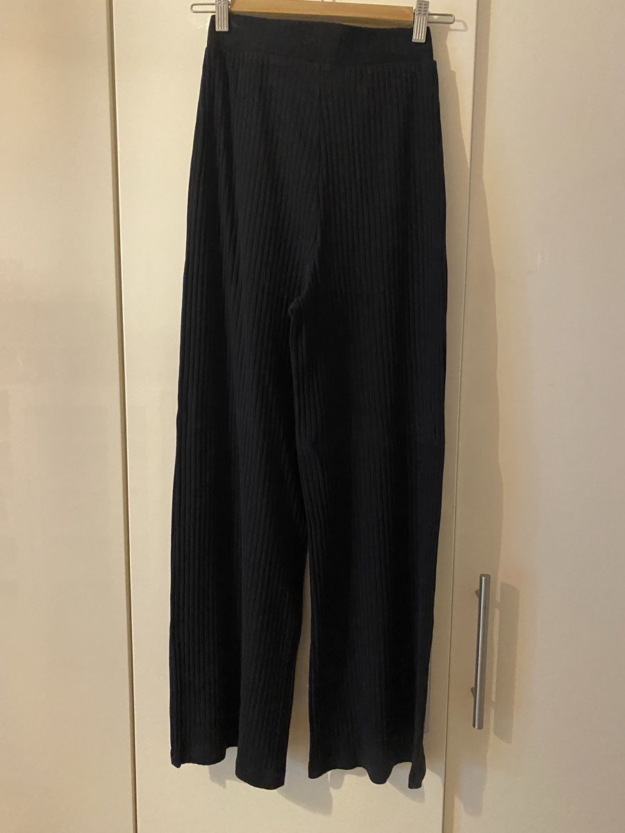 Pantaloni: Damen Hose Rippstrick schwarz Grösse S  – Nuovo (secondo la descrizione) da Merlischachen venduto da aly_9ncj 2