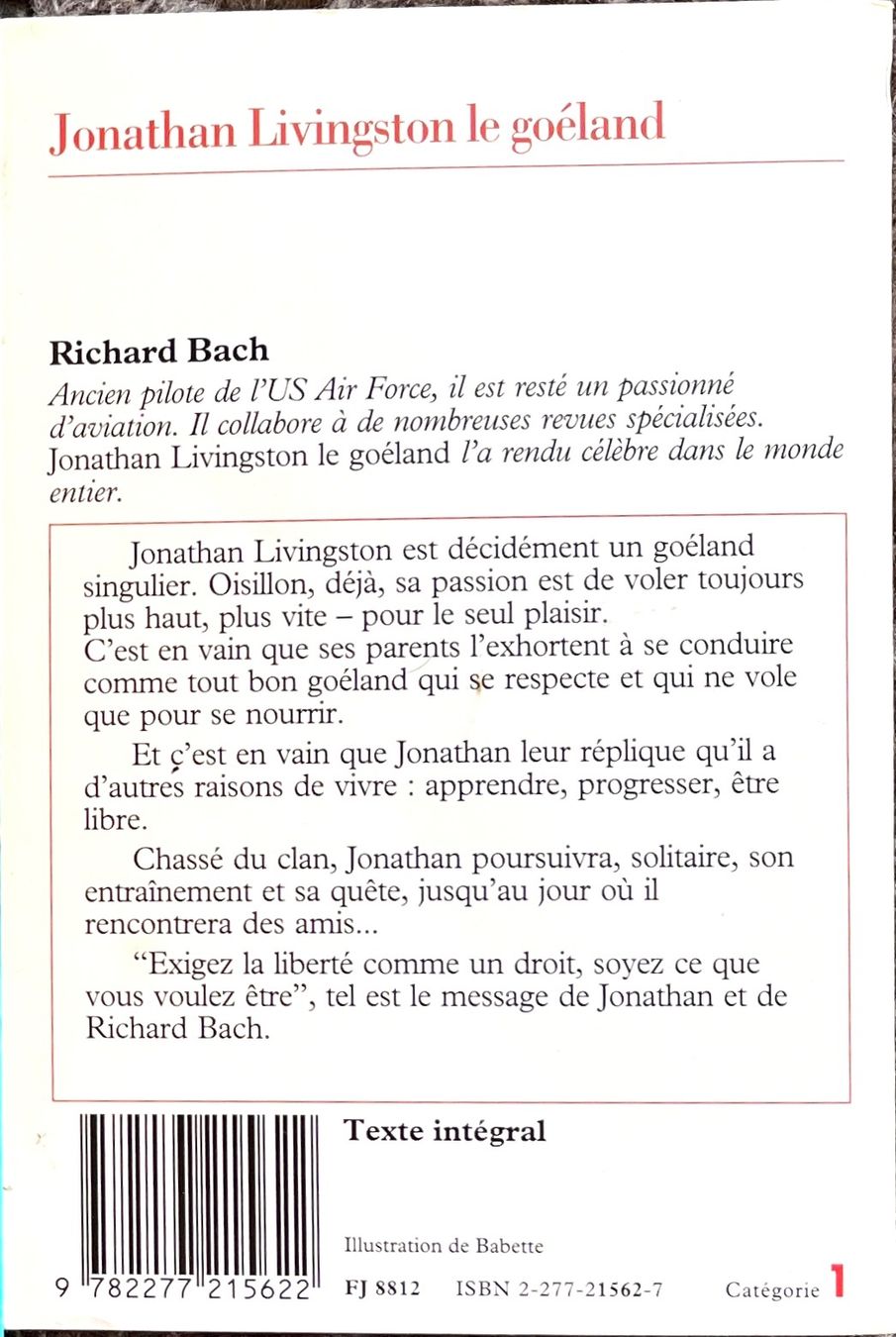 Libri: Jonatan Livingston le goéland – Usato da Renan BE venduto da johncactus 1