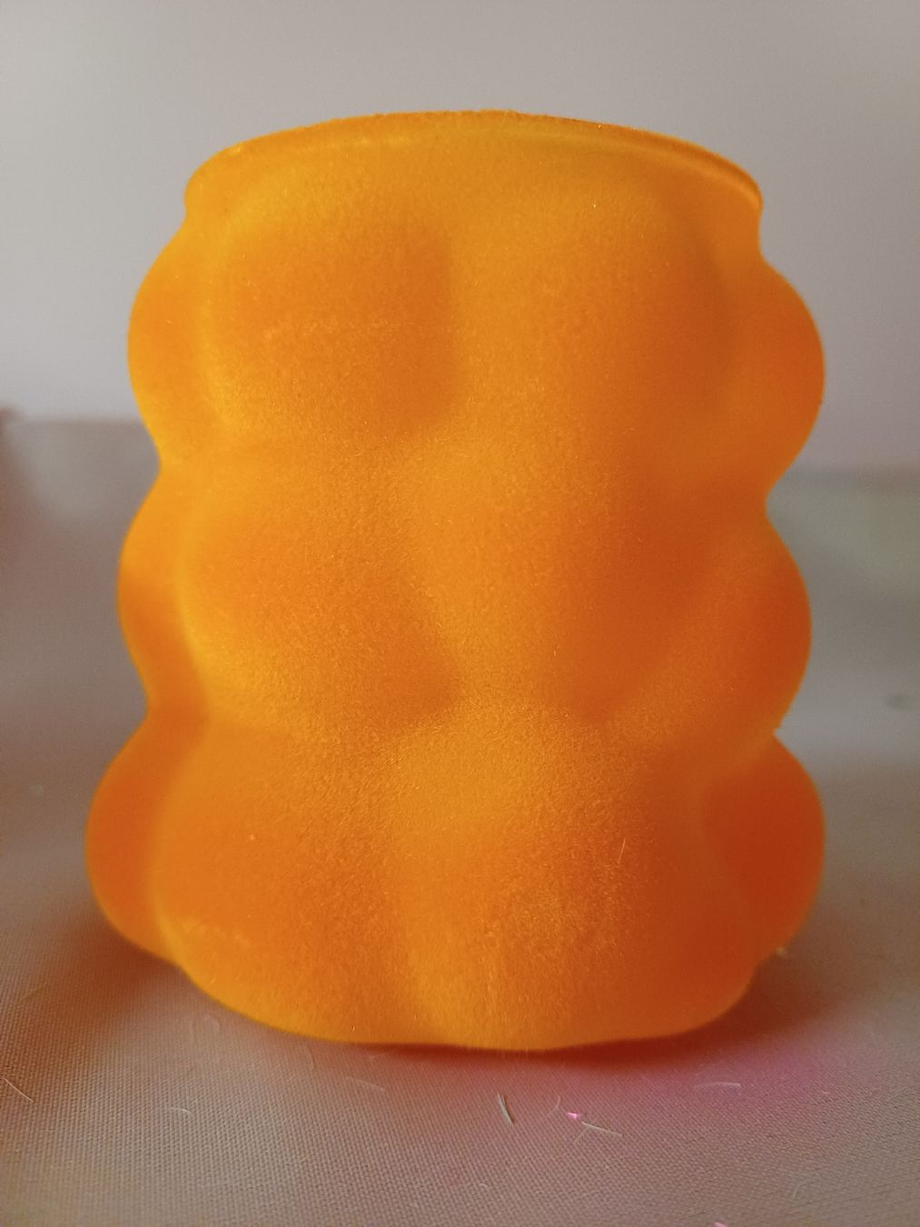 Portacandele: neu: 2er Set Windlichter orange Glas, samtartig, Deko – Nuovo (secondo la descrizione) da Nassen venduto da verrueckt 3