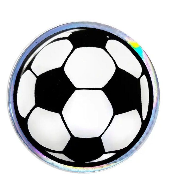 Sticker: Fussball 3D Aufkleber Sticker 48mm – Nuovo e nell'imballaggio originale da Goldach venduto da SSRConzept