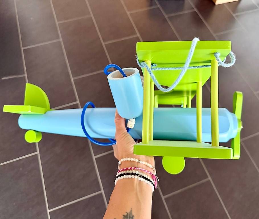 Lampadari & plafoniere: Kinderlampe Flugzeug  Deckenlampe / Hängelampe – Usato da Amden venduto da rah_5t5n 2