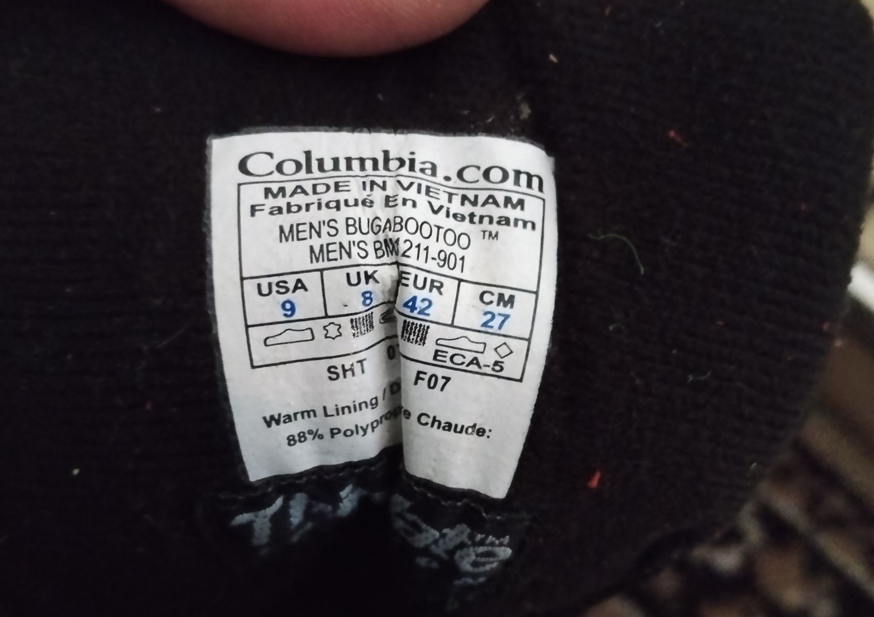 Scarpe da uomo: Columbia Schuhe 42 – Usato da Thal venduto da fabbbi 2