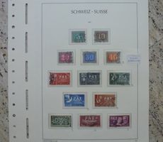 PAX Satz 1945 gestempelt, 5.- Fr. Pax mit Befund