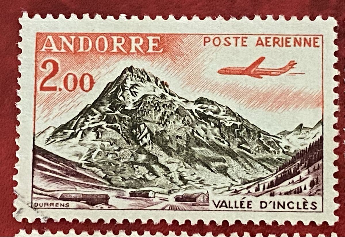 Tutti i francobolli: Timbres aviation - Andorre – Usato da Petit-Lancy venduto da Solcarm 1